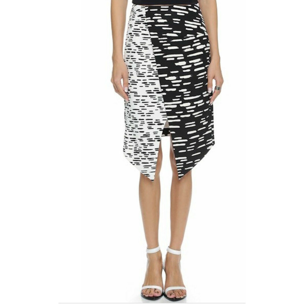 Cameo C/Meo The Label Black/White‎ Pencil Straight Skirt ~ S